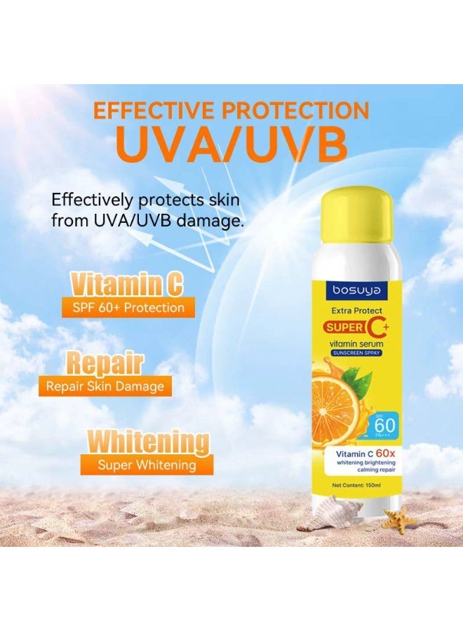 BOSUYA Sun protection spray for face/body- SPF 60+ - Image 2