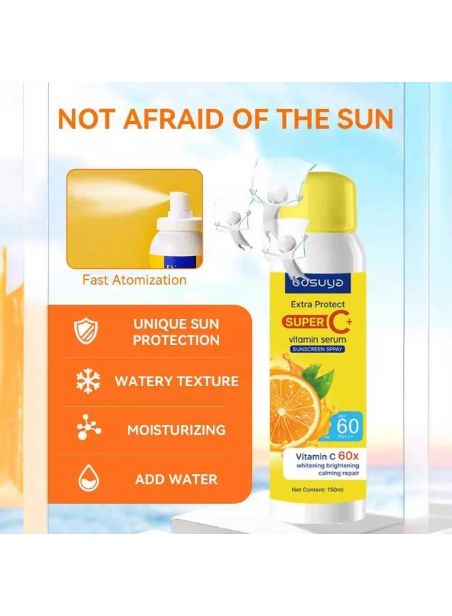 BOSUYA Sun protection spray for face/body- SPF 60+ - Image 3