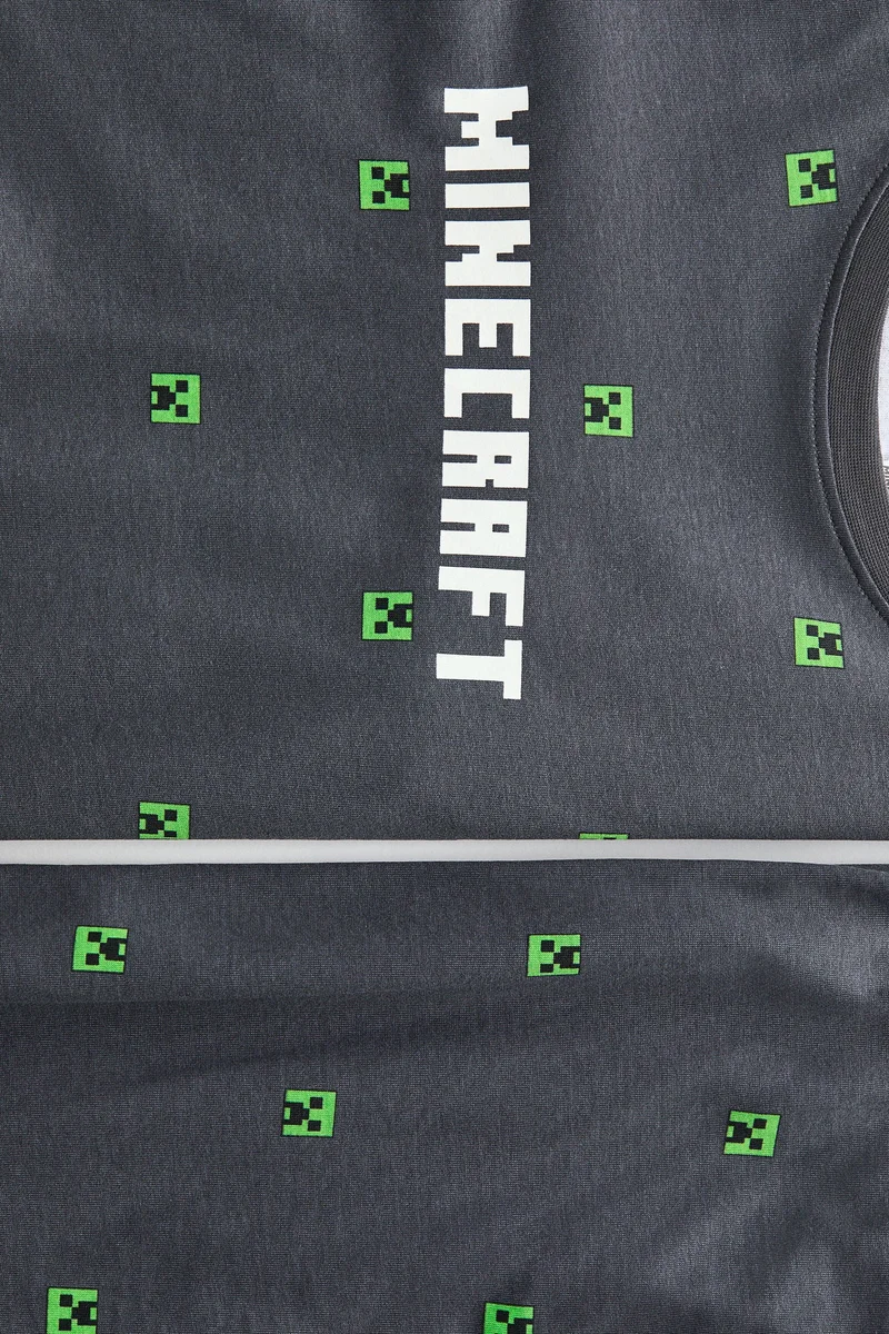 H&M Printed cotton jersey pyjamas