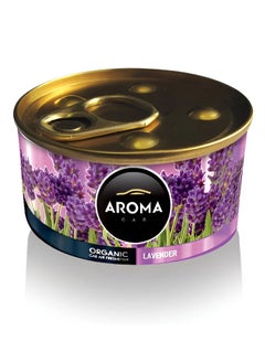AROMA CAR Aroma Car Organic Air Freshener – Lavender Scent – 40g 