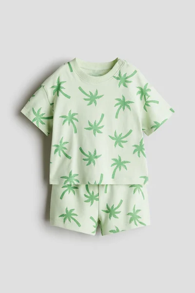 اتش اند ام طقم قطن قطعتين