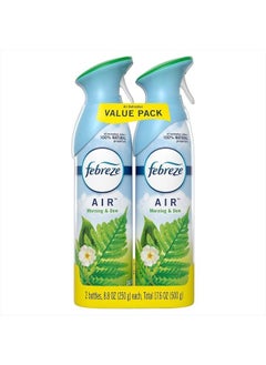 febreze 2728770 Febreze AIR Handheld Aerosols Morning & Dew 8.8 oz. 2/Pack (73041)  - Image 1