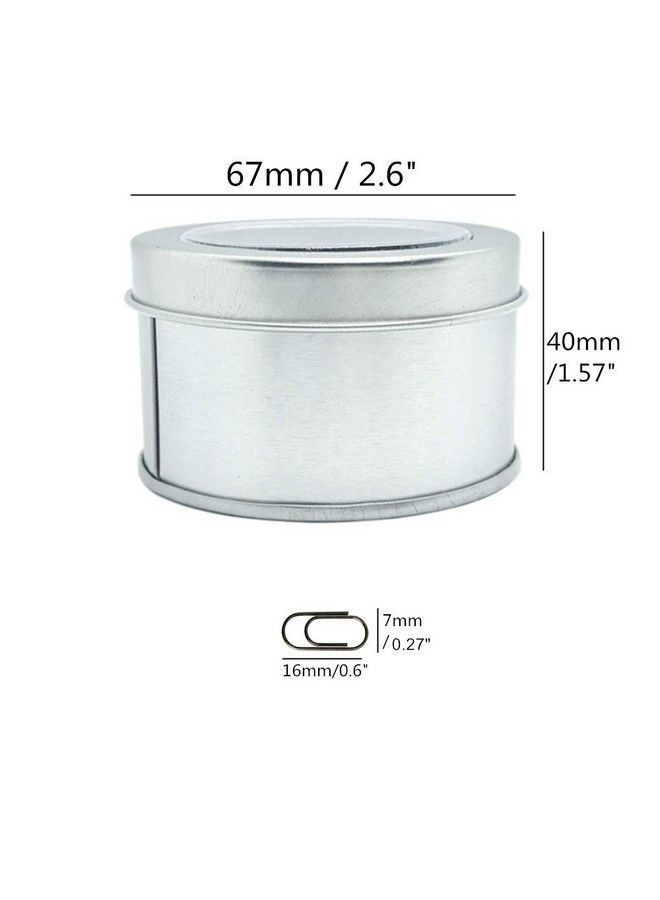 MEI YI TIAN 200 Fat Mini Paper Clip Black Nickel Cute Tiny Paperclips 3 5 Inch Stainless Steel In Silver Tinplate Paper Clips Holder For Office School Home Desk Organizers (Black Nickel Fat Mini Clips) - Image 3