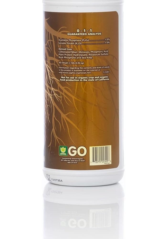 General Hydroponics General Organics BioRoot 0-1-1 Root Booster - 1 Quart Liquid Plant Growth Supplement - Image 2