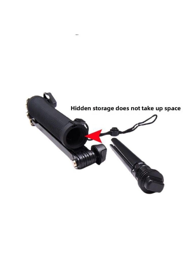 Dajiang Action Folding Three-way Adjustment Arm Three-way Selfie Stick GoPro Sports Camera Bracket 3-way-Color:Three-fold Selfie Stick  - Image 4