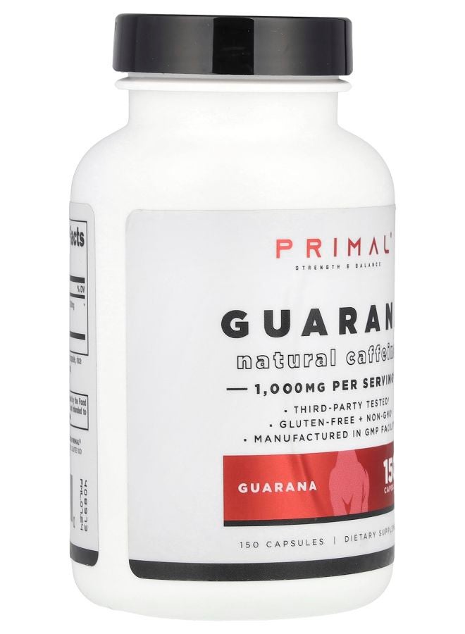 PrePrimal Guarana 150 Capsules (500 mg per Capsule) - Image 2