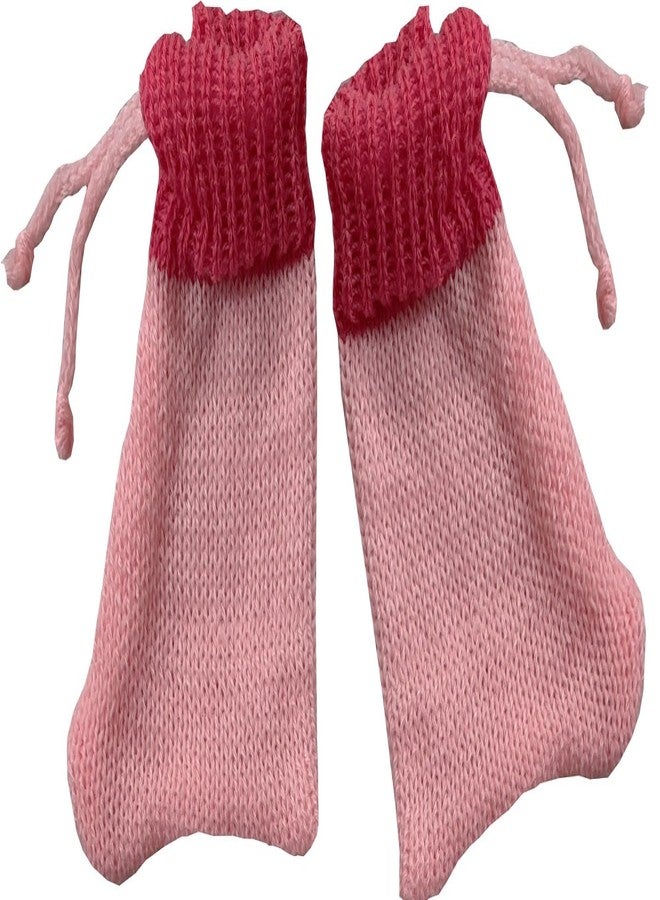little PANDA Baby Boys & Baby Girls Woollen Round Neck Sweater Top, Cap & Booties Set (0-3 Months, Pink) - Image 3
