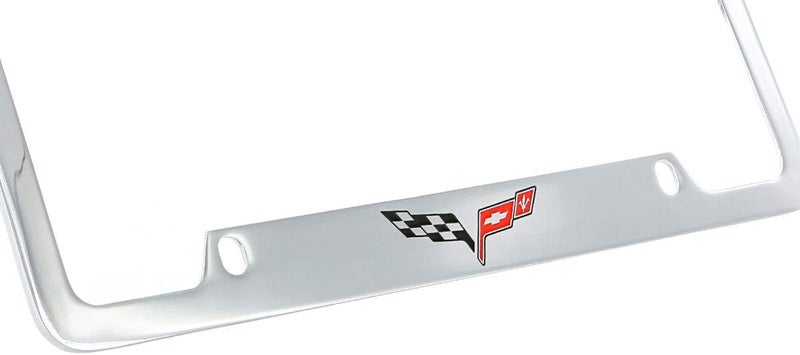 Chevrolet Corvette C6 Chrome License Plate Frame - Image 4