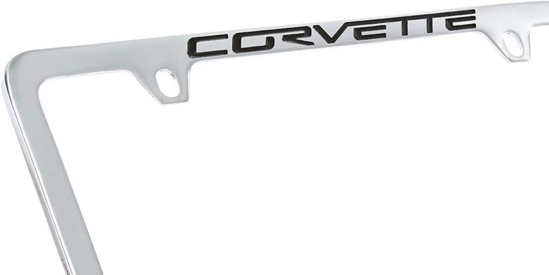Chevrolet Corvette C6 Chrome License Plate Frame - Image 3