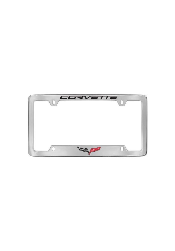 Chevrolet Corvette C6 Chrome License Plate Frame - Image 2