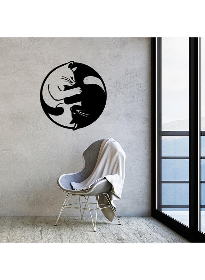 Yin Yang Cat Wall Art - Image 3