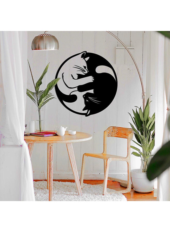Yin Yang Cat Wall Art - Image 2