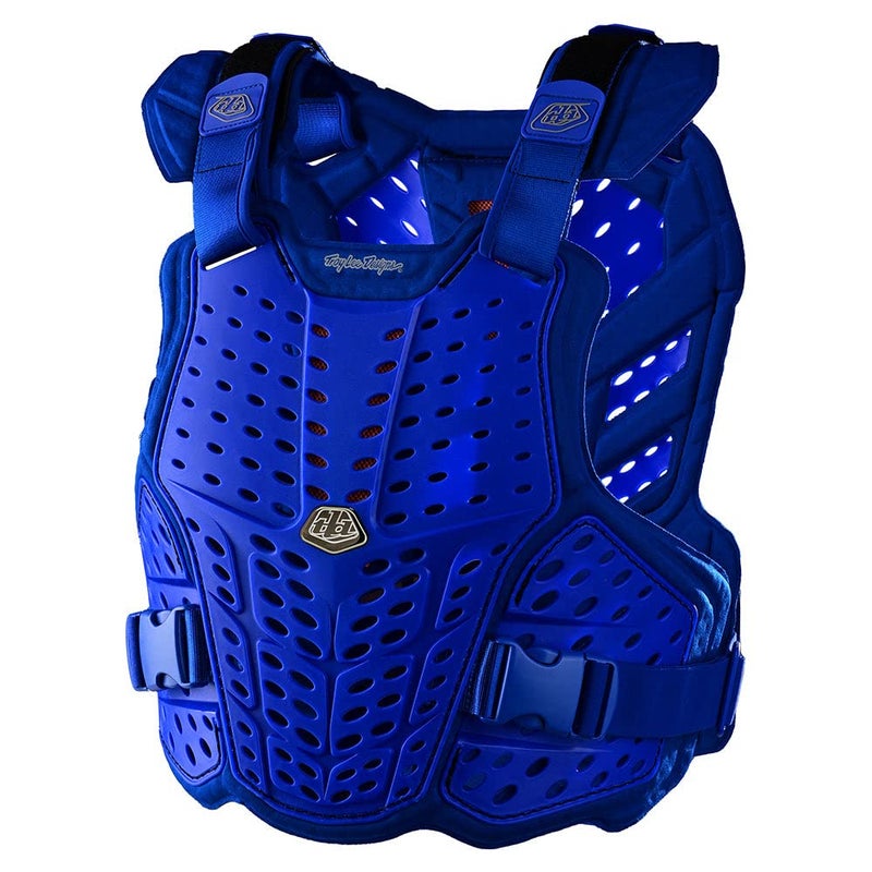 Troy Lee Designs Motocross Motorcycle Dirt Bike Chest and Back Protector for Youth, Rockfight (Blue) - Image 4