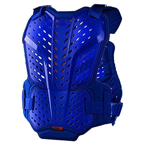 Troy Lee Designs Motocross Motorcycle Dirt Bike Chest and Back Protector for Youth, Rockfight (Blue) - Image 2