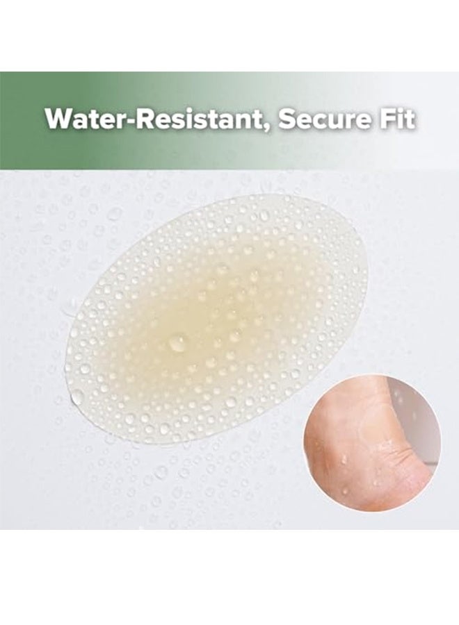 كوانتوم 40 قطعة من ضمادات الهيدروكولويد، وسائد جل مانعة لتسرب الماء لعلاج البثور، ضمادات جل مقاومة للماء لعلاج البثور في الكعب وأصابع القدم - Image 2