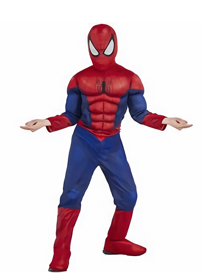 3D Muscular Spider-Man costume for kids - great costume for 6-7 years old