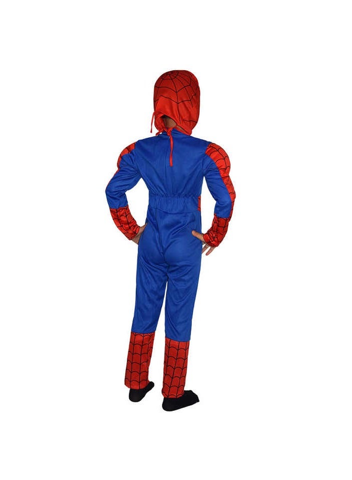 3D Muscular Spider-Man costume for kids - great costume for 6-7 years old