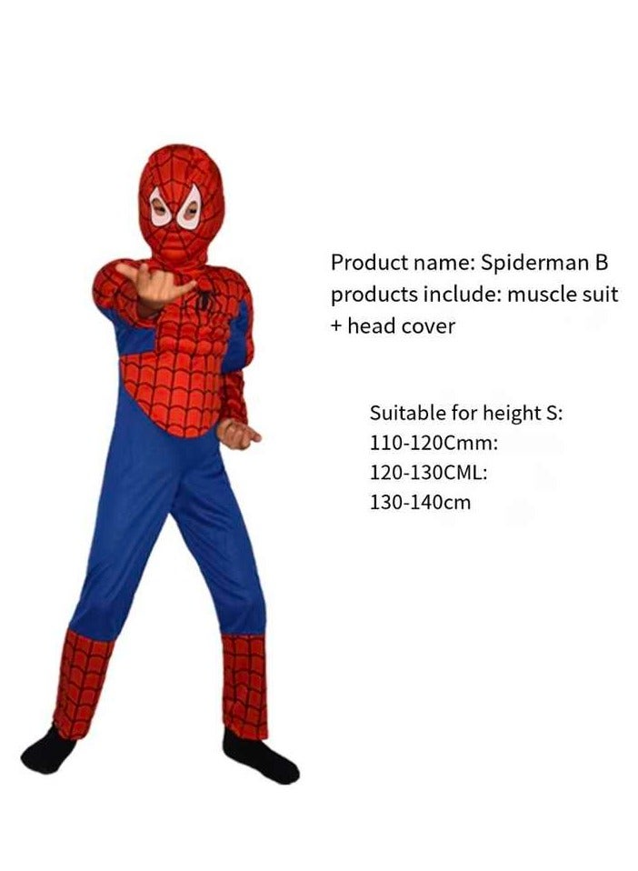 3D Muscular Spider-Man costume for kids - great costume for 6-7 years old
