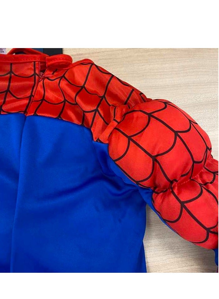 3D Muscular Spider-Man costume for kids - great costume for 6-7 years old