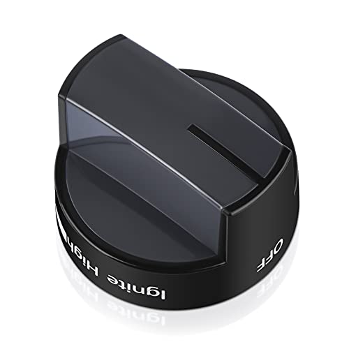 TURNEGOO W10339442 Gas Stove Knob, Cooktop Surface Burner Control Knobs Black Replacement, Compatible with Whirlpool Gas Range/Stove/Oven, Replaces WPW10339442 PS11753188 (1pack) - Image 4