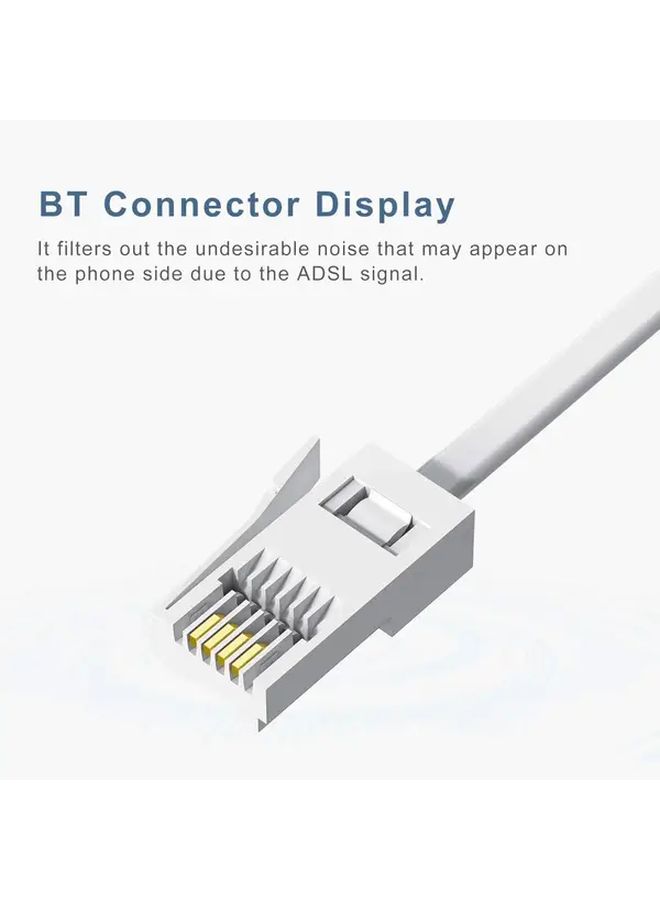 قابس BT إلى مرشح دقيق لإنترنت ADSL RJ11 - Image 4