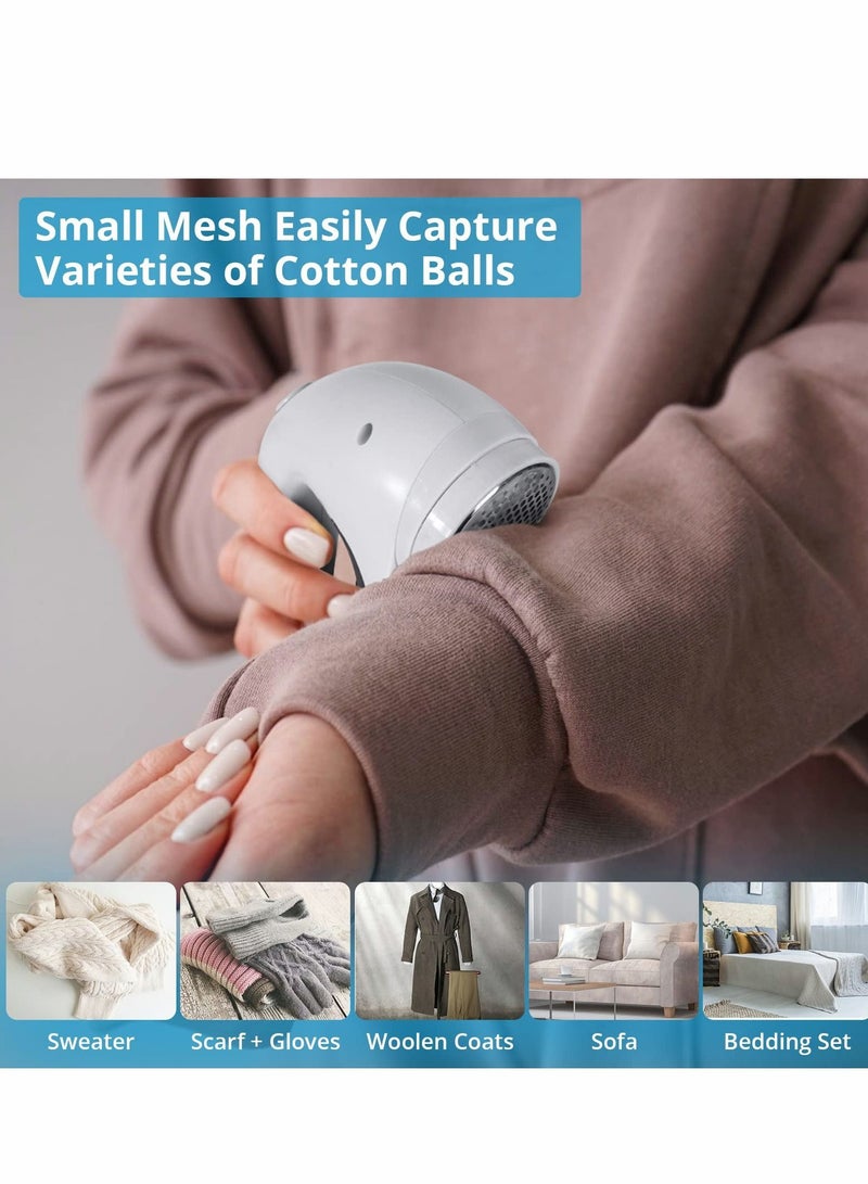 SYOSI Bobble Remover, Usb Electric Portable Fabric Shaver Lint Remover for Clothes Carpet Sofa - Image 5