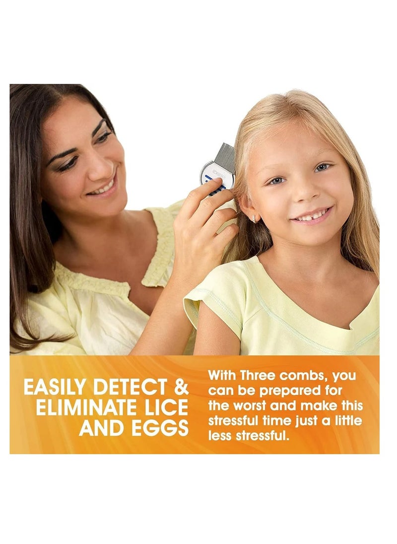 HAWAFEL Stainless steel comb for removing lice and nits  - Image 3