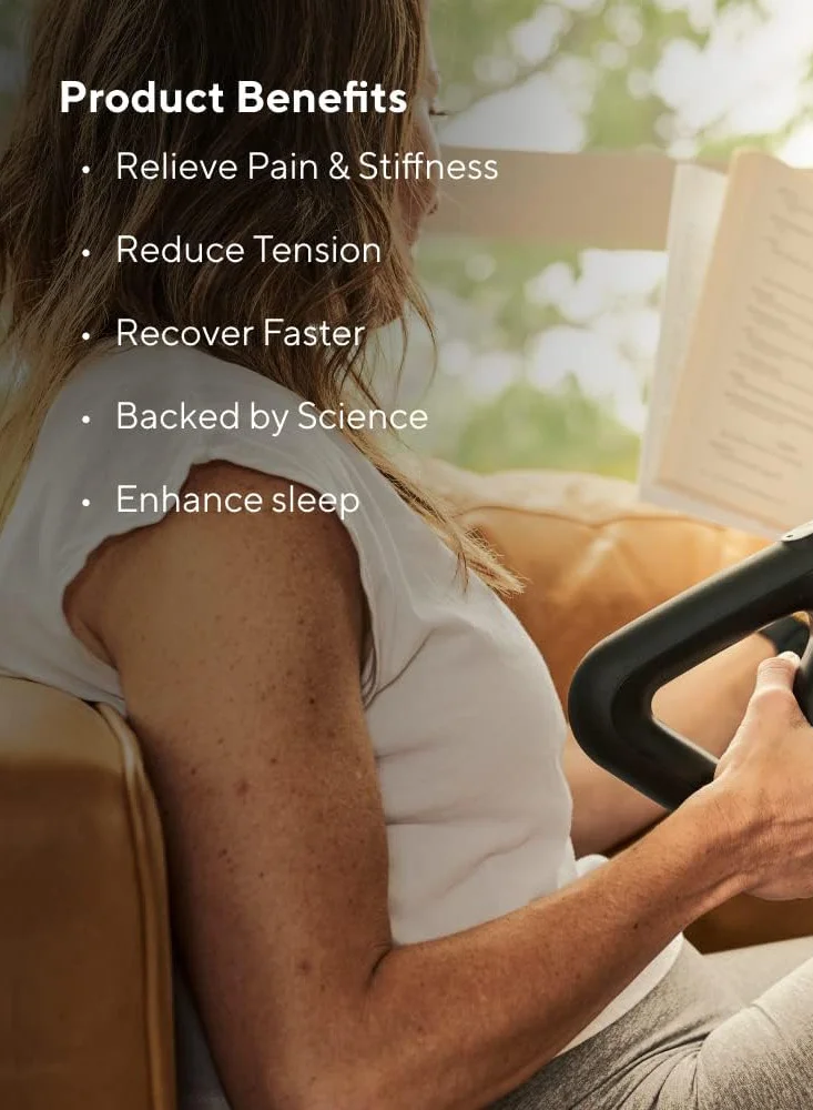 ثيرابودي Theragun Prime Quiet Percussion Massage Gun for Deep Tissue Muscle Pain Relief, Portable Neck and Back Pain Relief, Handheld Electric Massager, Remote Bluetooth Conectivity and USB-C Charging, 5th Gen