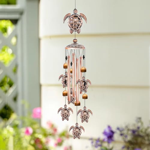 Ekhasa Nostrae by Ekhasa Positive Energy Aluminium Wind Chimes for Home, Balcony, Outdoor, Garden Decoration | Windchimes for Vastu, Feng Shui, Serene Music & Positive Vibes | Deep Tone Windchime for Gift - Image 1