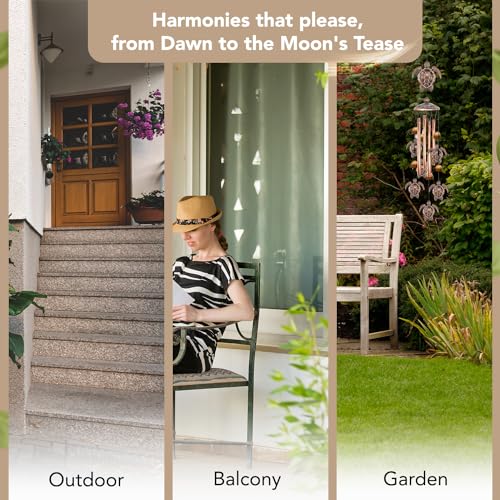 Ekhasa Nostrae by Ekhasa Positive Energy Aluminium Wind Chimes for Home, Balcony, Outdoor, Garden Decoration | Windchimes for Vastu, Feng Shui, Serene Music & Positive Vibes | Deep Tone Windchime for Gift - Image 5