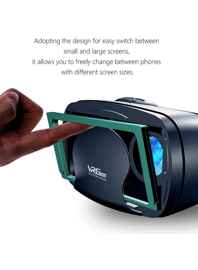 VR Glasses 3D Virtual Reality Headset 3K HD Image Quality Anti Blue Light VR Headset for Games and Movies VR Headset Compatible with Android Phone - Image 4