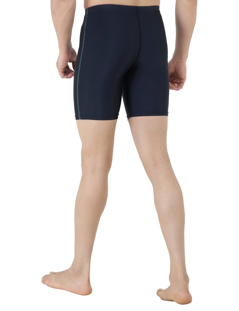 GYMIFIC Gym Compression Men's Skin Tight Shorts with Mobile Pocket for Gym, Running, Cycling, Basketball, Cricket, Yoga, Tennis, Badminton & Many More Sports Shorts Pant for Men (xx-Large, Navy) - Image 5