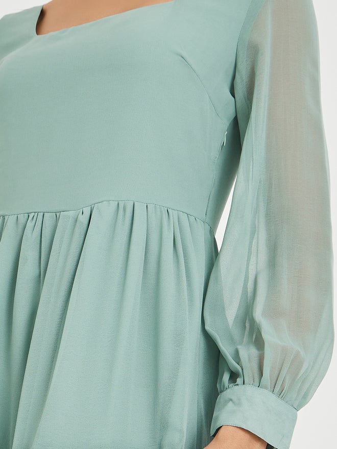 Styli Tiered Chiffon Dress - Image 3
