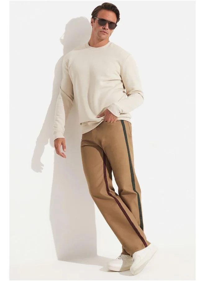 جون June Men Basic Sweatshirt Beige