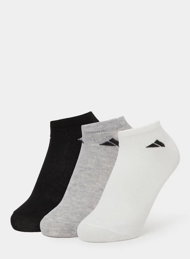ستايلي Pack of 3-Contrast Detail Ankle Socks