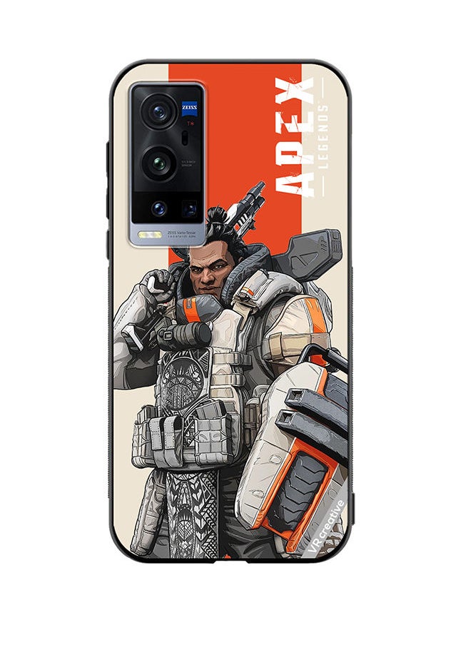 Protective Case Cover For Vivo X60 Pro Plus Apex Legends Gibby Design Multicolour
