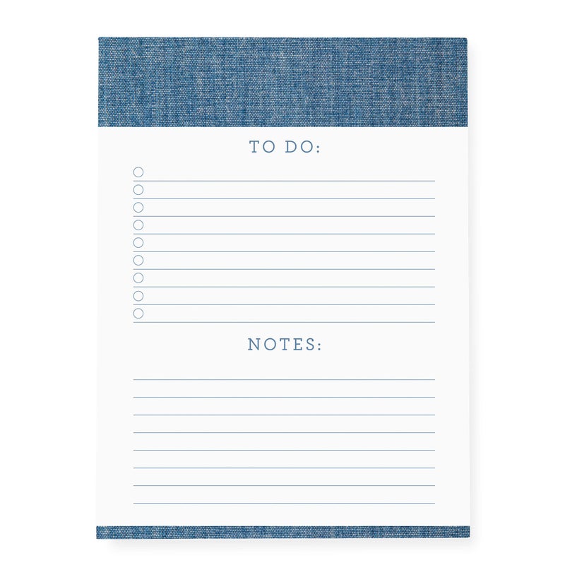 Graphique Large Notepad, Chambray - Notepad with 150 Tear-Off Sheets, 6" x 8" - Perfect for Lists, Notes, and More (LNP162) - Image 1