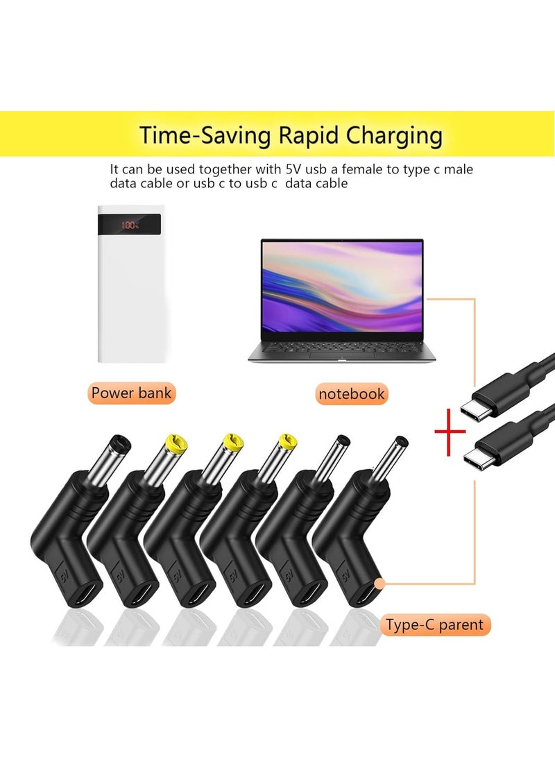 general USB 3.1 Type C Female to DC Male Adapter, 90 Degree Angled USB C to DC 9V PD Emulator Trigger Charging Adapter Plug for Laptop、Router、Mobile Power Supply Charger Connector - Image 3