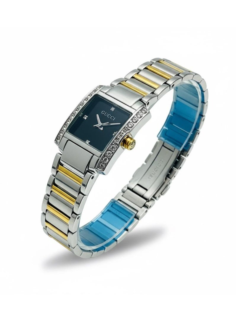 GUCCI watch gucci for women silver&gold