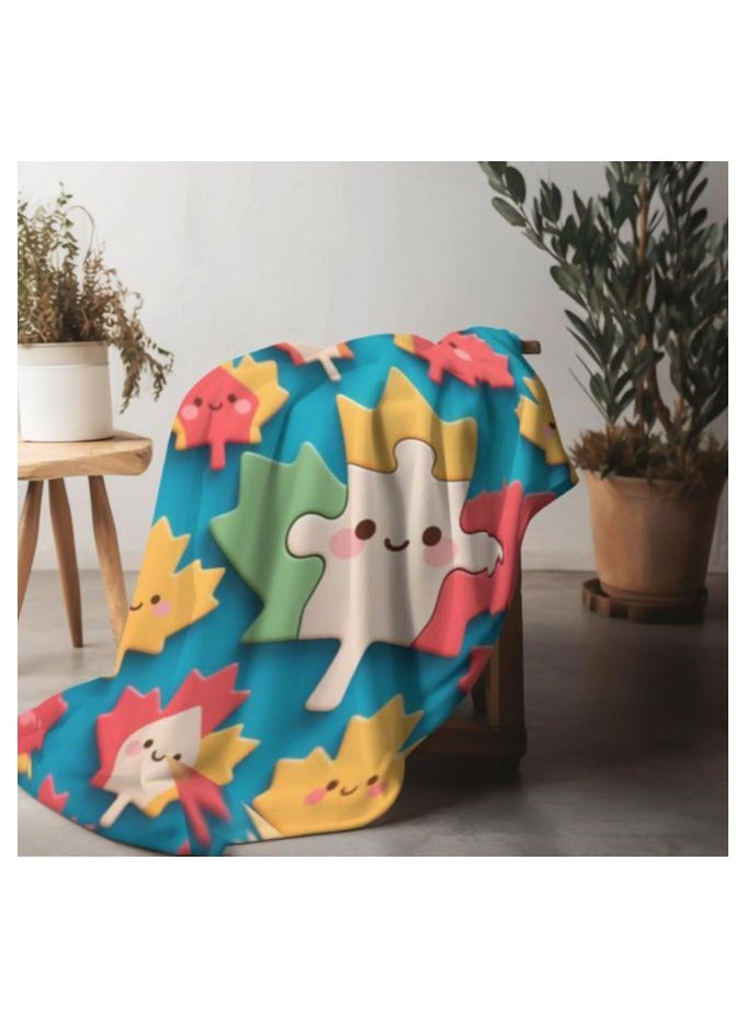 عام بطانية رقيقة من الفانيلا (دافئة ومريحة، ومناسبة للنوم واستخدام الألعاب وإزالة الغبار ومقاومة للرمل) 150 سم * 200 سم - 84 - Image 1