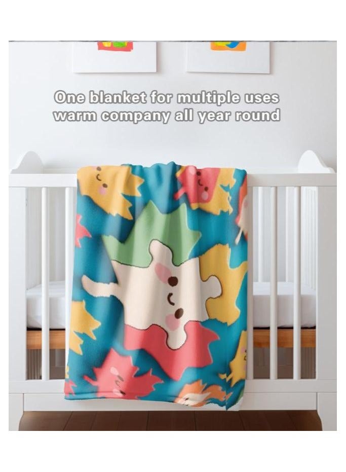 عام بطانية رقيقة من الفانيلا (دافئة ومريحة، ومناسبة للنوم واستخدام الألعاب وإزالة الغبار ومقاومة للرمل) 150 سم * 200 سم - 84 - Image 4