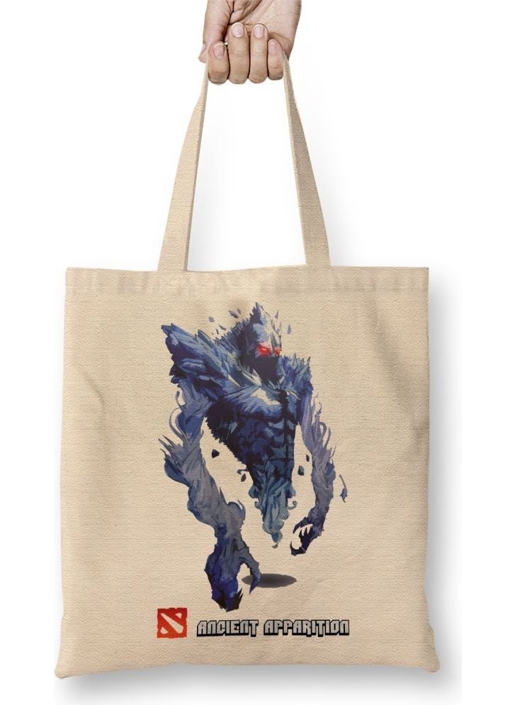 Baskı Dükkanı Print Shop Ancient Apparition Dota 2 Tote Bag Long Handle 