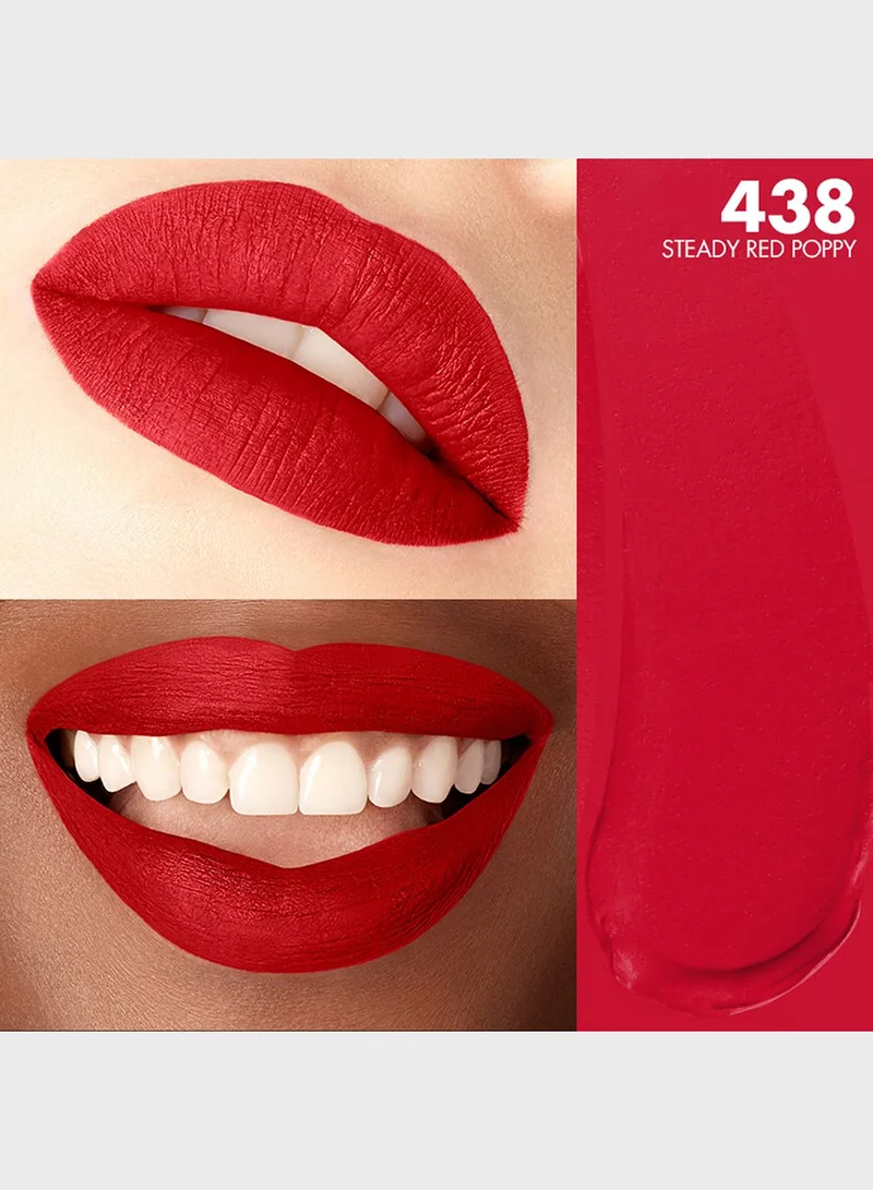 MAKE UP FOR EVER ROUGE ARTIST FOR EVER MATTE - 438 - Steady Red Poppy