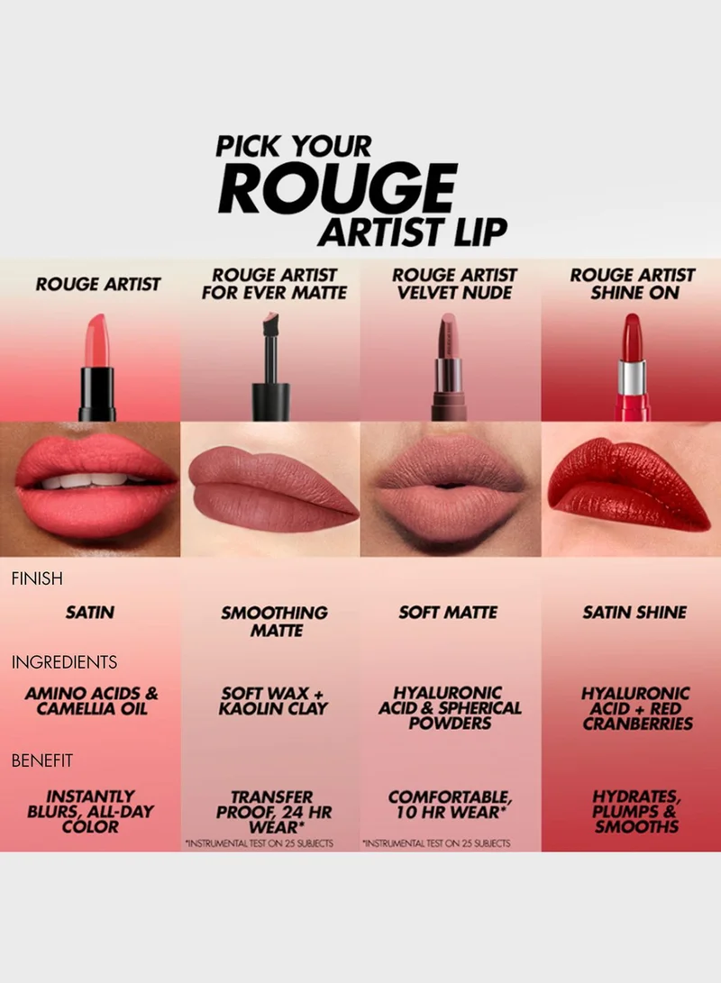 MAKE UP FOR EVER ROUGE ARTIST FOR EVER MATTE - 438 - Steady Red Poppy