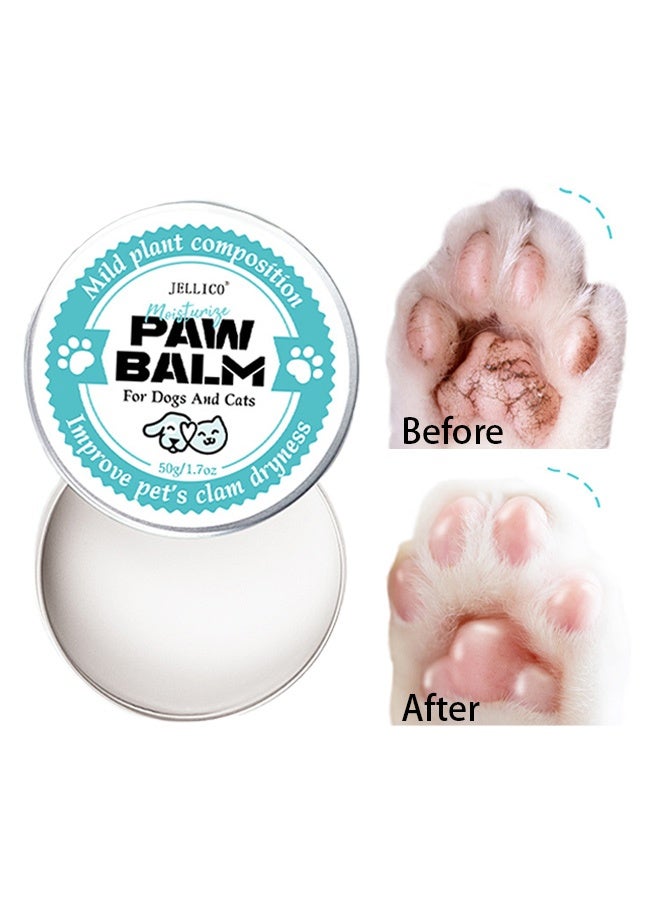 Jellico Pet dog paw care coconut-flavored foot lotion for pet dogs and cats - foot care and moisturizing cream for pets' paws - Image 1