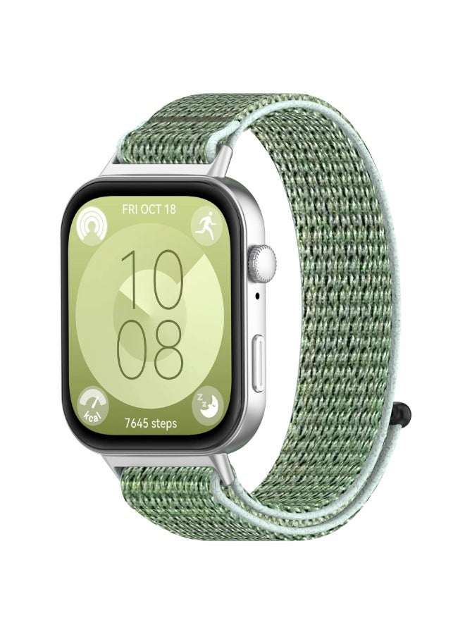 S-Quality Compatible Nylon Loop Sport Strap for Huawei Watch Fit 3 / Fit 4 / Fit 4 Pro, Adjustable Breathable Velcro Replacement Band - Image 2