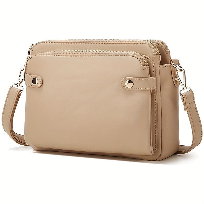 Women's Three-Layer PU Shoulder Bag - Image 5