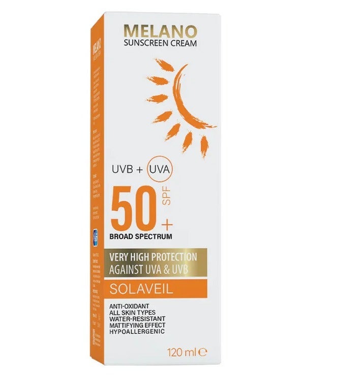 MELANO Sunscreen cream offering very high protection against UV rays, 120ml - Image 4