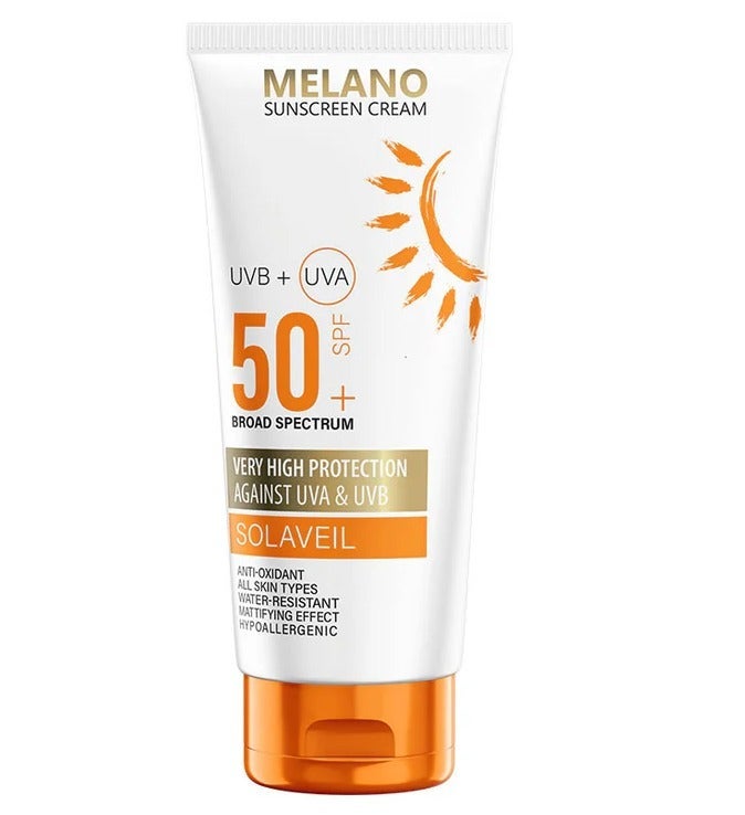 MELANO Sunscreen cream offering very high protection against UV rays, 120ml - Image 2