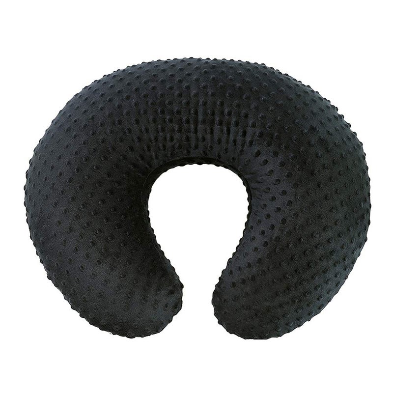 Owlowla Nursing Pillow Cover, Breastfeeding Pillow Slipcover Fits Nursing Pillow for Baby Boy Girl(Black) - Image 1